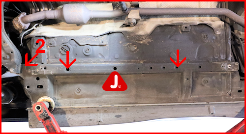 Rustbeskyttelse i Maribo midt på Lolland. Her undervognsvange.