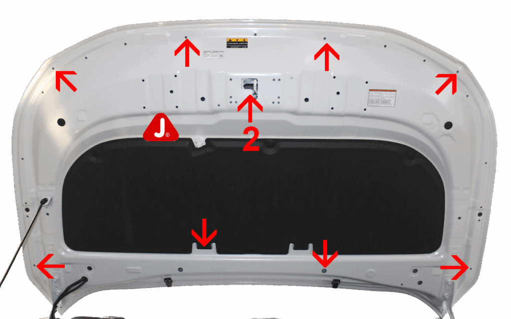 Rustbeskyttelse på Lolland. Forklappen rustbeskyttes.