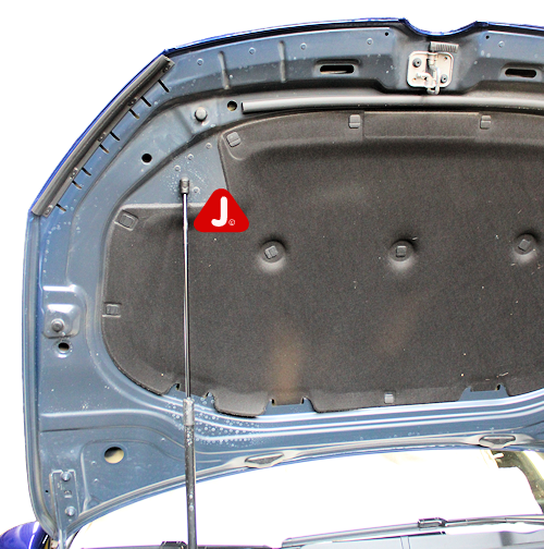 Rustbeskyttelse i Maribo. Forklappen behandles.